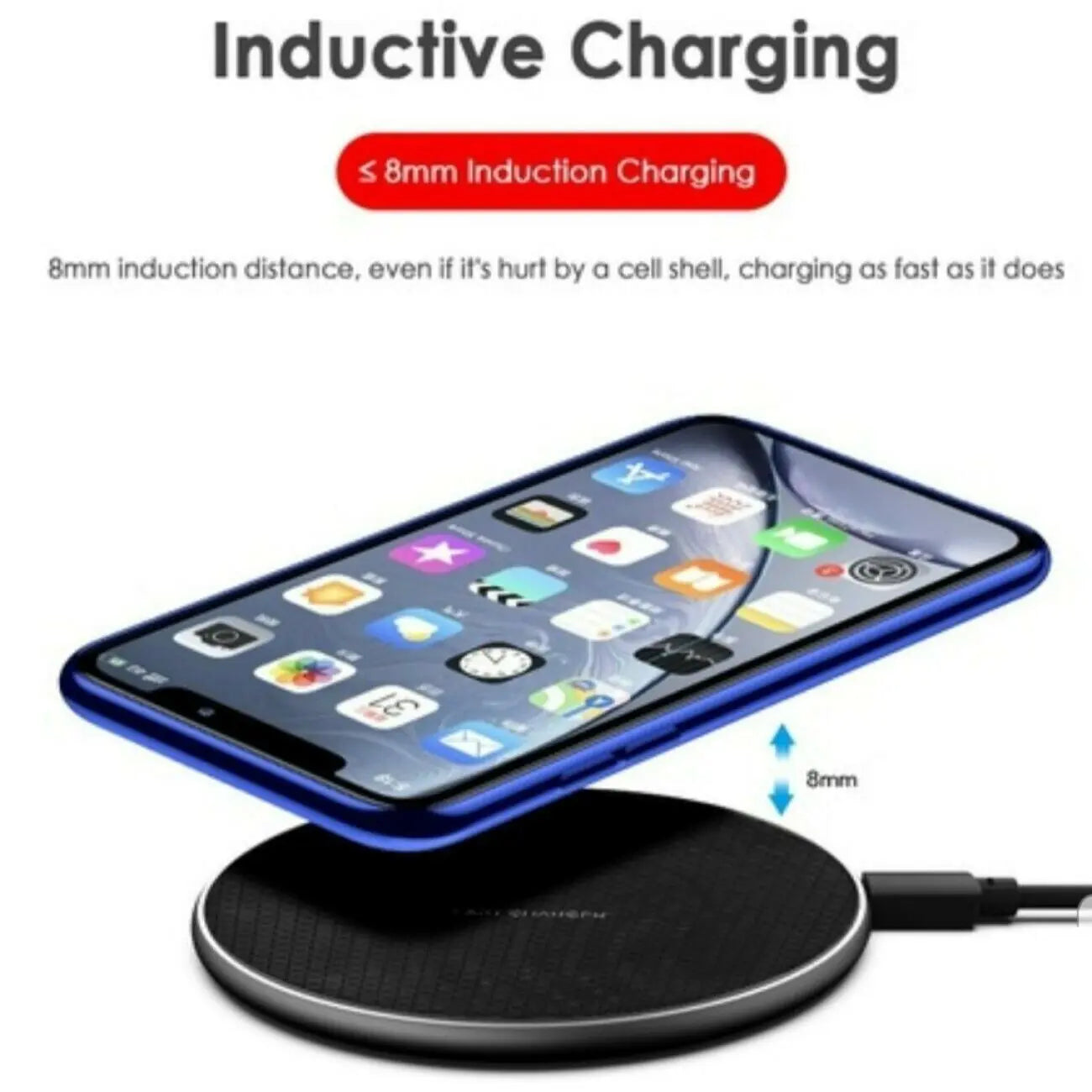 20W Wireless Charger Fast Charge Pad For Samsung iPhone XS Max X XR 12 13 14 15 16 Pro