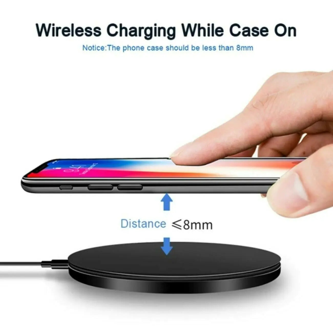 20W Wireless Charger Fast Charge Pad For Samsung iPhone XS Max X XR 12 13 14 15 16 Pro